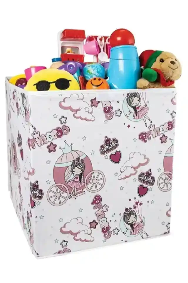 Cutie pentru jucării cu capac 40x40x45 cm Princess 2