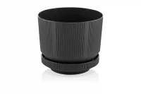 Ghiveci LUX nr 1, d15.5x14cm, 1.7L Antracit