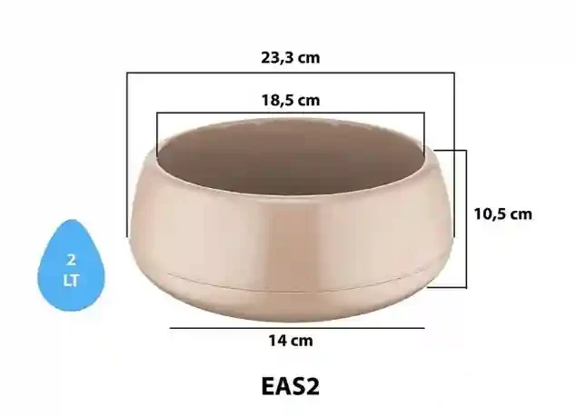 Ghiveci ELVAN nr 2 pentru aranjamente Mocha 4