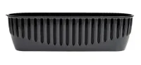 Ghiveci pentru balcon PIANO nr 2 (set 2 in 1) Antracit 2