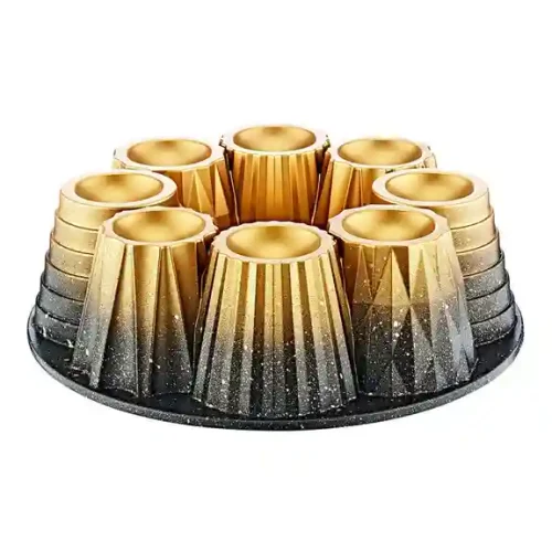 Formă de copt acoperire granit p/u brioșe 26cm, Muff Auriu