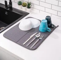 Covoras pentru uscare vase 45x36 cm Gri