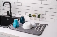 Covoras pentru uscare vase 45x36 cm Gri 2