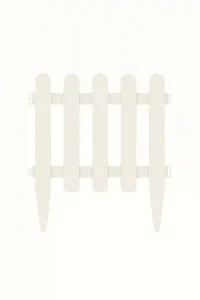 Gard decorativ de gradina ISTANBUL nr. 2 Alb-Piatra (set 4 buc)