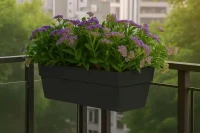 Ghiveci pentru balcon YALI nr. 2 Antracit 2