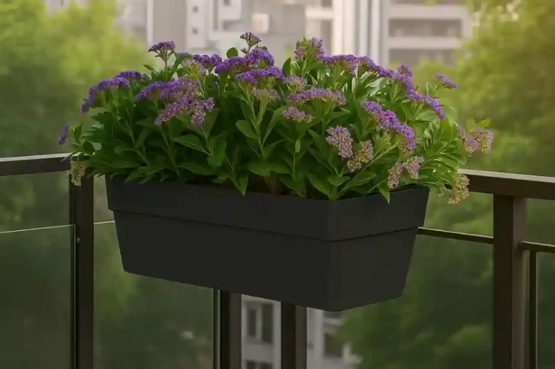 Ghiveci pentru balcon YALI nr. 2 Antracit 2