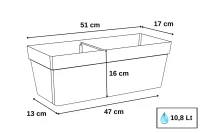 Цветочный горшок YALI №.2 Белый 3