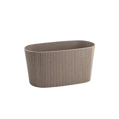 Ghiveci pentru balcon SUMELA cu separator de drenare apa Mocha