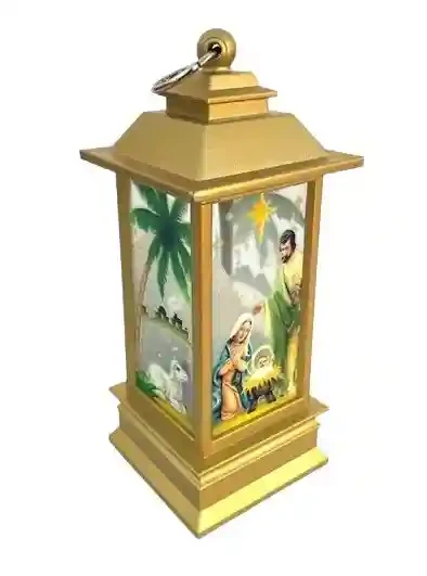 Lantera decorativa „Nasterea Domnului” – cu lumina calda 1 2