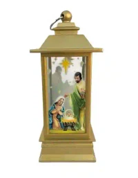 Lantera decorativa „Nasterea Domnului” – cu lumina calda 1