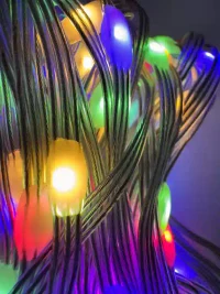 Ghirlanda luminoasa decorativa LED, 100 LED-uri, 10 m, multicolor 3