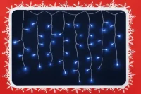 Светодиодная Гирлянда «Дождик», Синий, 10 Нитей 130 LED 9347 4