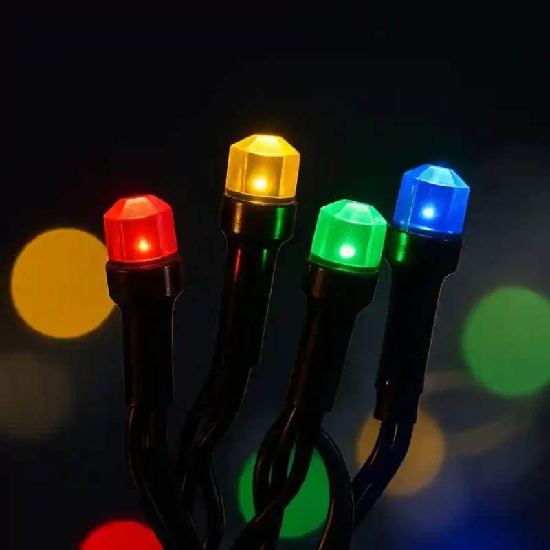Светодиодная Гирлянда CRYSTAL, 100 LED, 8 функций освещения, многоцветная 4