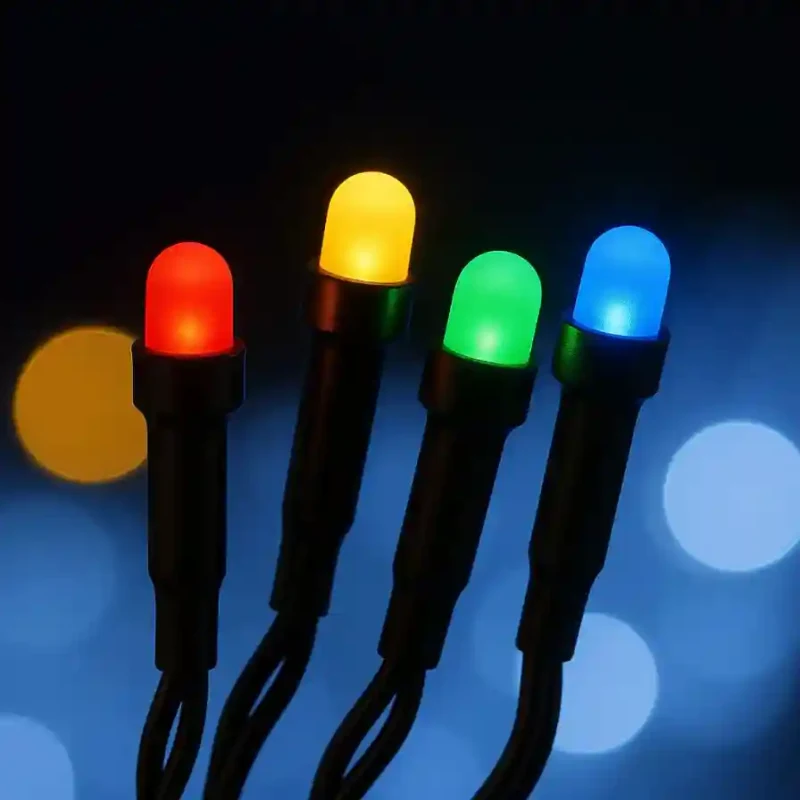 Ghirlanda LED Globule Mini, 100 LED-uri, 8 functii, Multicolor 4