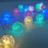 Ghirlanda Ploita cu Bile Decorative, 2.5 m, 100 LED-uri Multicolor 5