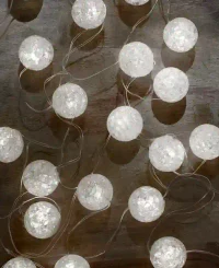 Гирлянда «Дождик» с декоративными шарами, 2.5 м, 100 LED Синий 3