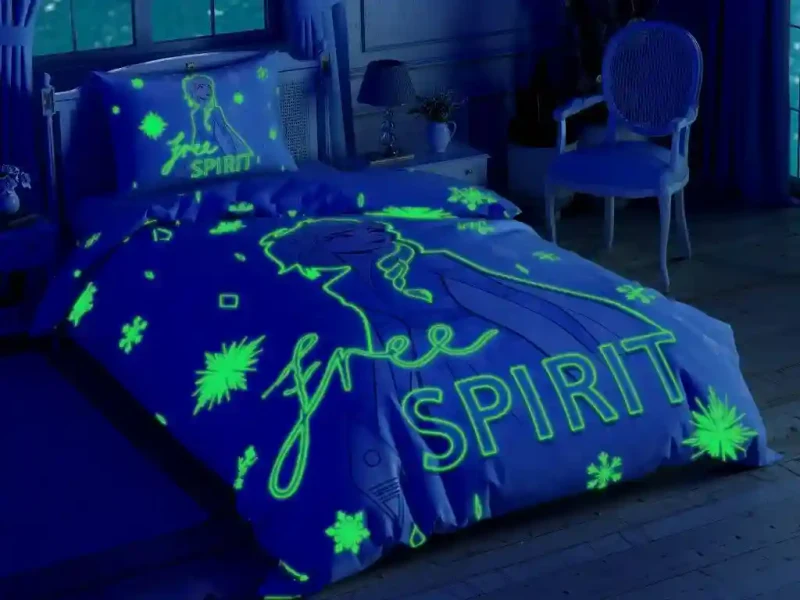 Set lenjerie de pat copii Disney 1,5 persoane -TAC FROZEN 2 FREE SPIRIT 2