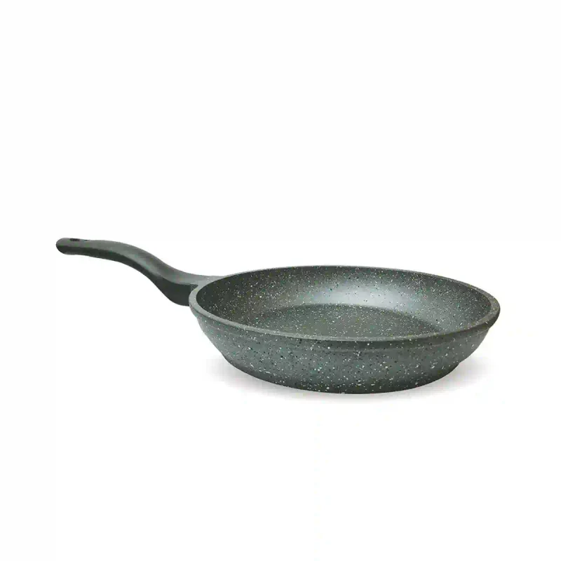 Tigaie 28 cm fără capac, granit, negru 2