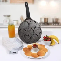 Tigaie 26 cm p/u clătite, fără capac, granit 2