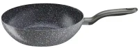 Tigaie WOK 28 cm, fără capac, granit, negru 2