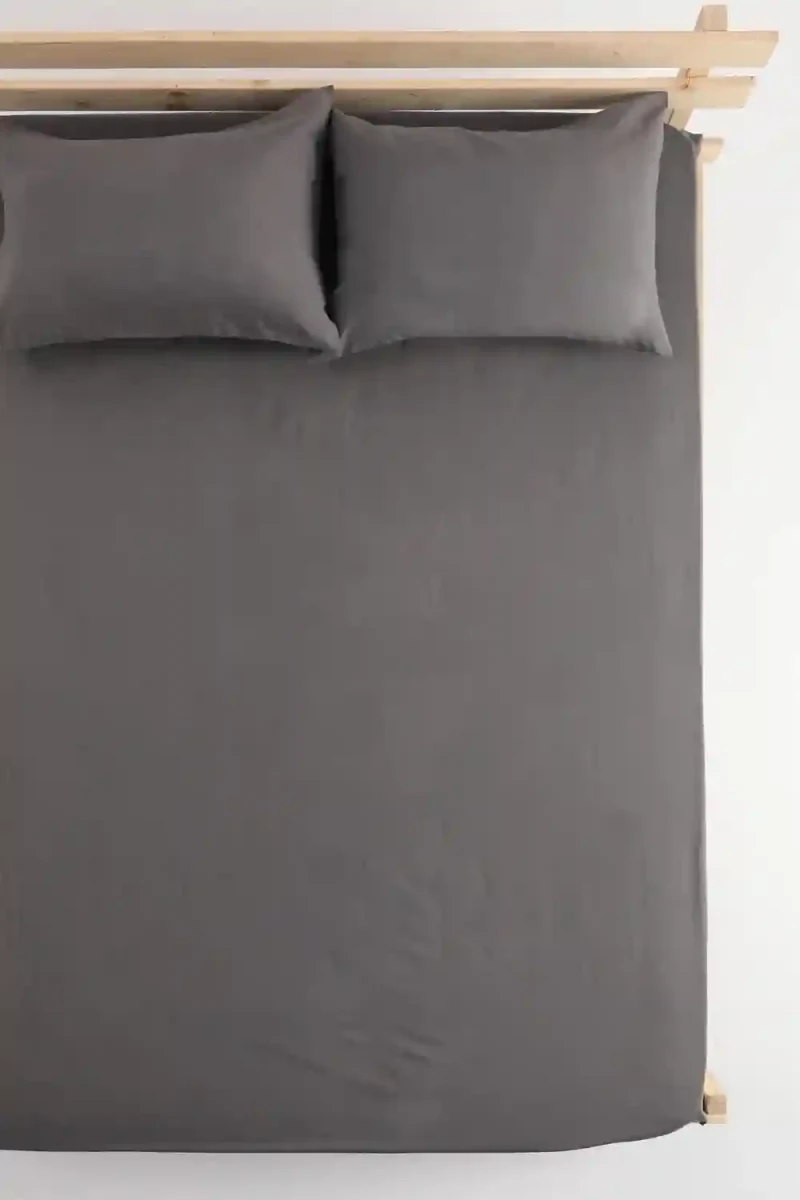 Set cearceaf cu feţe de perne, EVA Negru 2