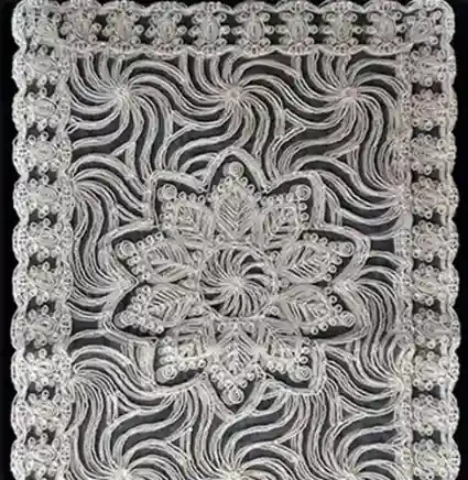 Brâu SOMEN la fața de masă Crem 38x95 cm 2