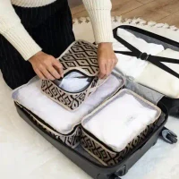 Set organizator BOHE pentru valiza de calatorii 3 buc