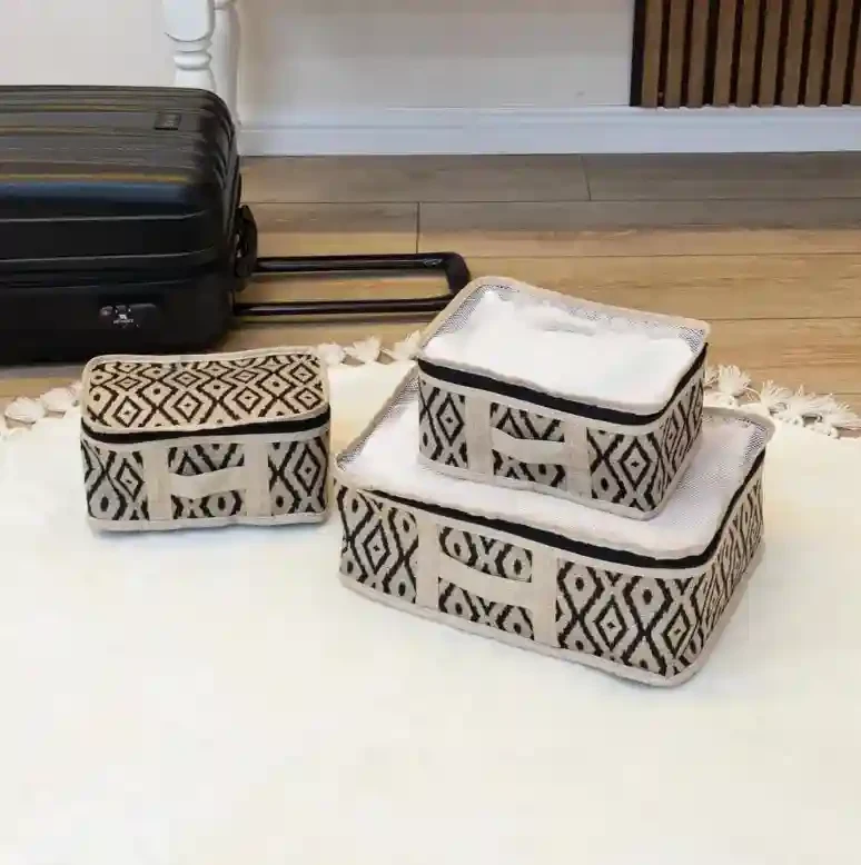 Set organizator BOHE pentru valiza de calatorii 3 buc 3