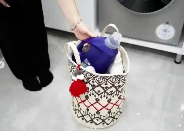 Coș pentru depozitare în stil covor 37x30 cm 6