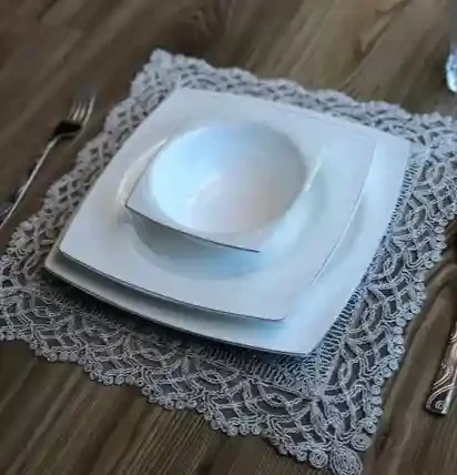 Set șervețele SEHPA Alb 6buc 2