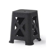 Măsuță pentru cafea din plastic RATTAN Antracit
