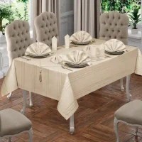 Set de masă 26 buc CARMEN 160X220 Cappuccino