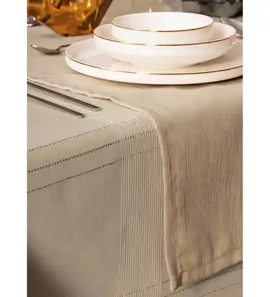 Скатерть JASMIN 160Х300 Cappuccino 2