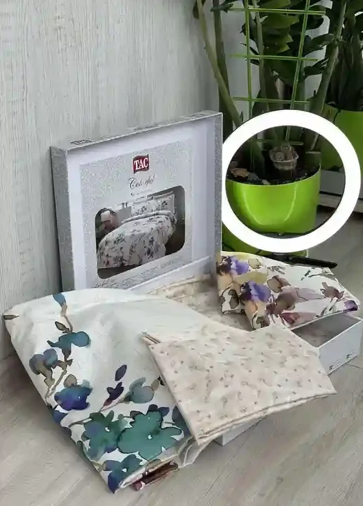 Комплект постельного белья Digital satin 2 TAC Colorful Lizzo 3