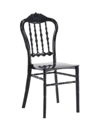 Scaun din plastic EMILIA Negru